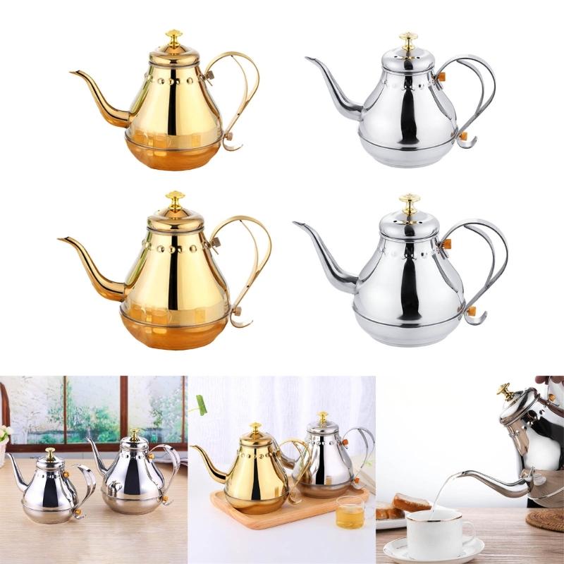 Insulated Filtereds Kettle Gooseneck Kettle Coffee Kettle Water Kettle StainIess Steel Teapots Suitable for Tea Brewing