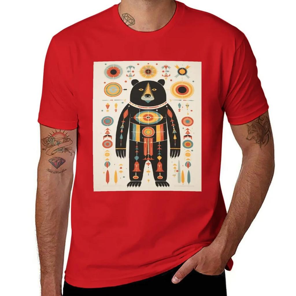 New The Cosmic Narratives of Inuit Artistry T-Shirt Graphic T Shirts Short T-shirt Oversized T Shirt Mens Clothing 2025 New Mode