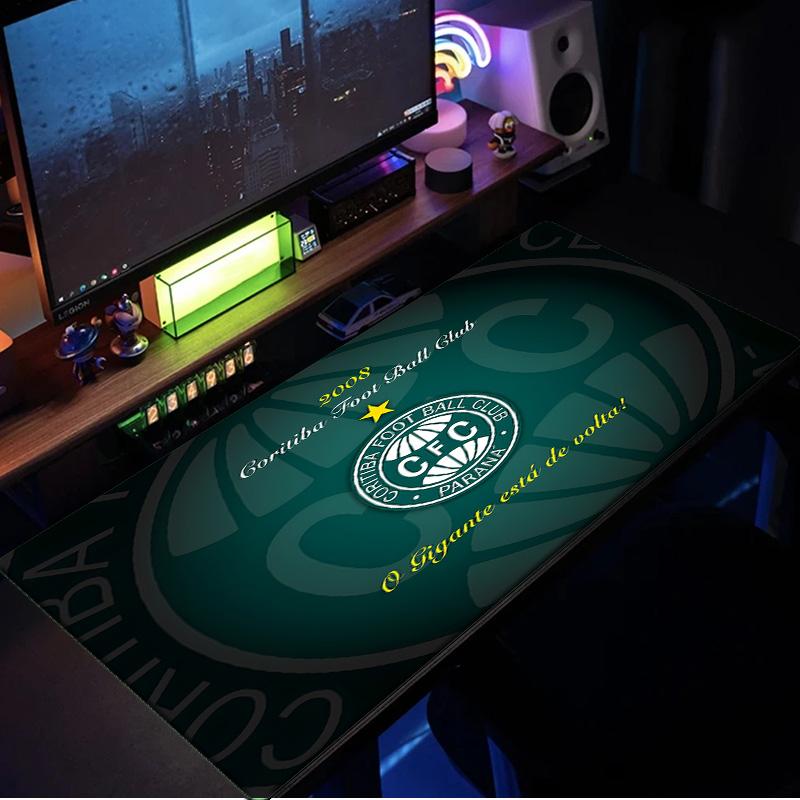 Coritiba Football Club Return Mouse Pad, Rubber Base, Mouse Pad for Gamers and Office Use, Gaming Desk , Easy To Clean Mat Christmas fan gifts