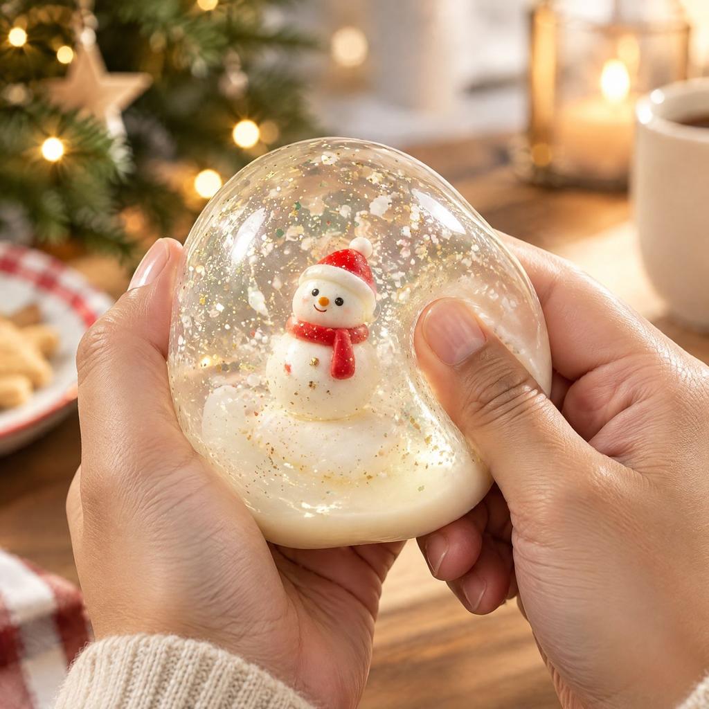 Christmas Snowman Toy, TPRA, Stress Relief, 6cm, 1
