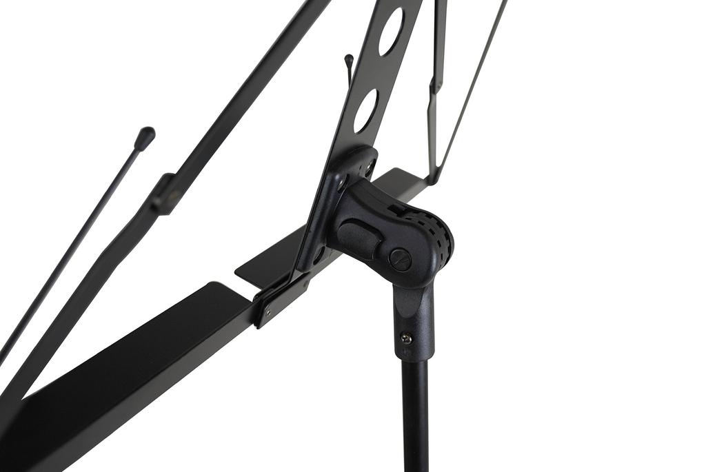 KC Music Stand Lightweight Aluminum Black Case MSAL-J/BK (Soft Included)