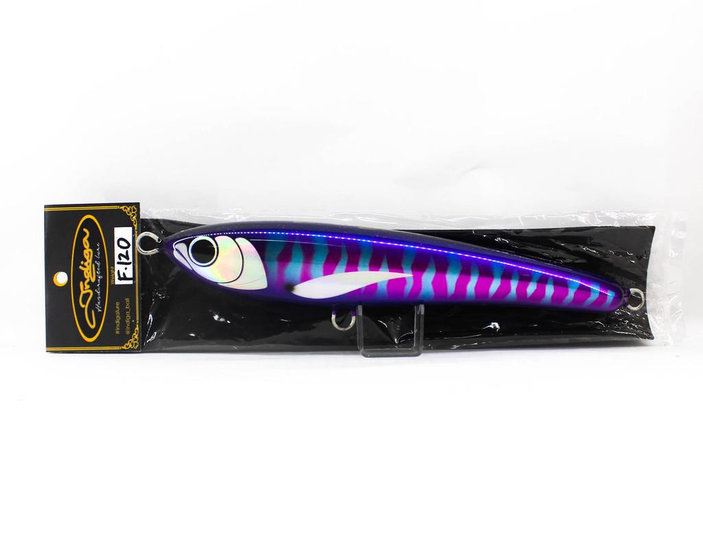 Indiga Stickbait Floating 120 Gramm Blau Lila Tiger (2178)