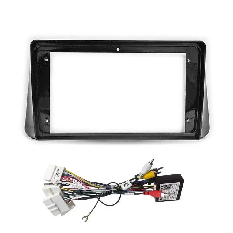 9 Inch Car Frame Fascia Adapter Android Radio Dash Fitting Panel Kit For Nissan Kicks Micra Versa Almera