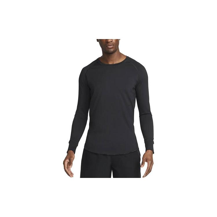 Nike T Shirts Men's Black Crew Neck Moderate Straight Fit DR1899-010