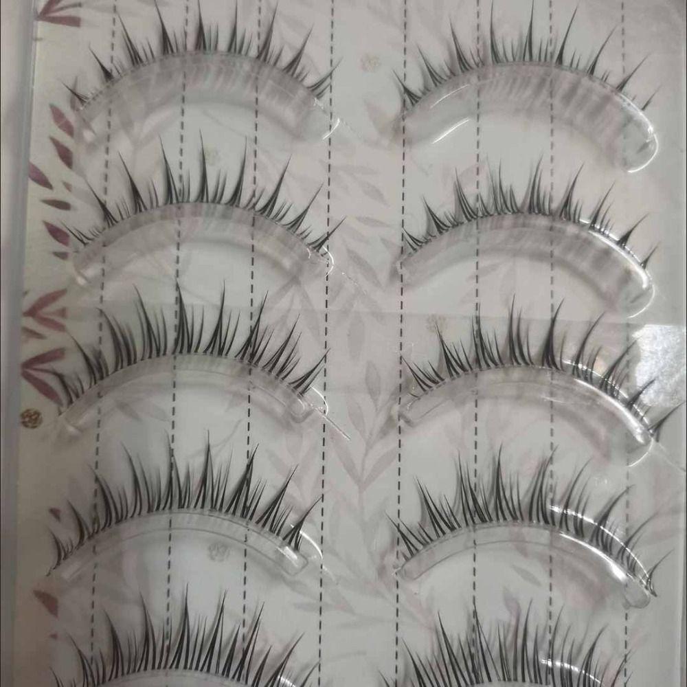 Lashes Extension Fluffy False Eyelashes DIY Thick Curled Up Eyelashes  Women/Girls