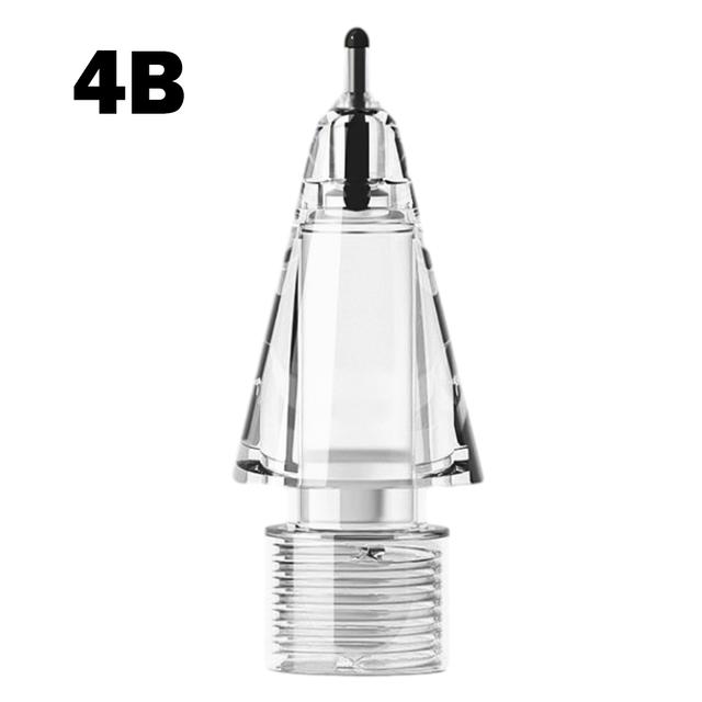 Pencil Nibs for Apple Pencil 1st 2nd Generation Needle Tube Damping Mute Wear-resistant Elastic Stylus Pen Tips for iPencil 1 2