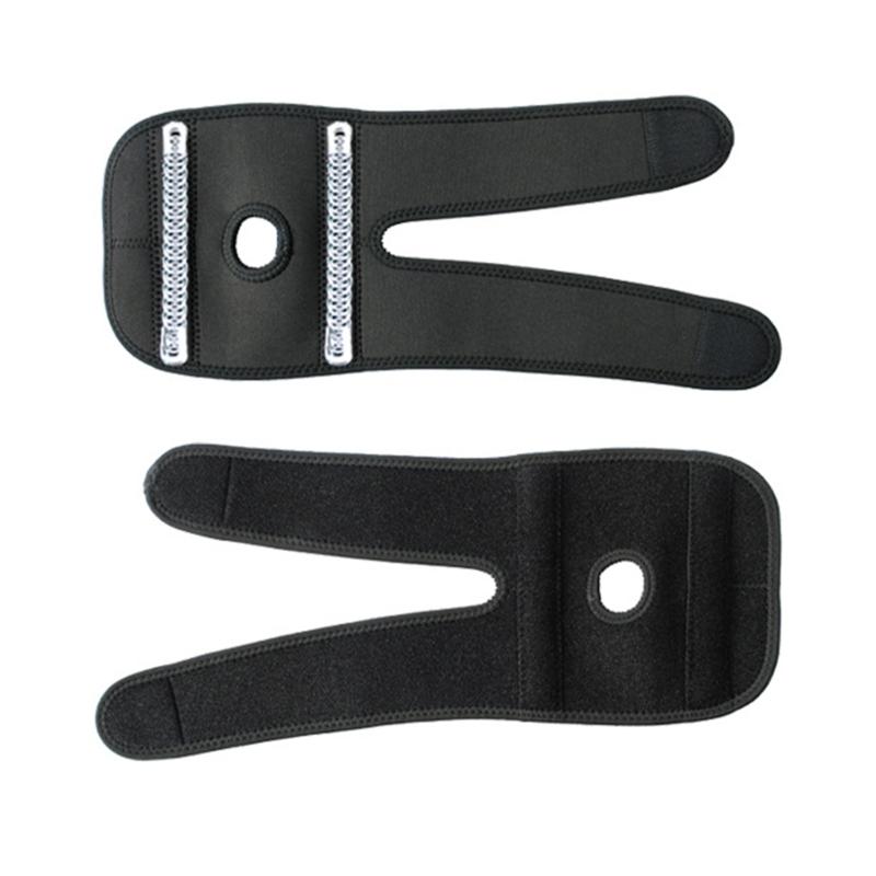 Elastic Elbow Support Brace Breathable Elbow Sleeve with Metal Spring Stabilizing Support for Basketball Sport Fitness