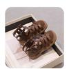 Neue Sommer Sandalen mit offenen Zehen für den Strand, Prinzessinnen-Stil für große und mittelalte Mädchen