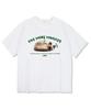 MIDNIGHT12AM Five Mall Minute Oversized Short Sleeve T-Shirt White