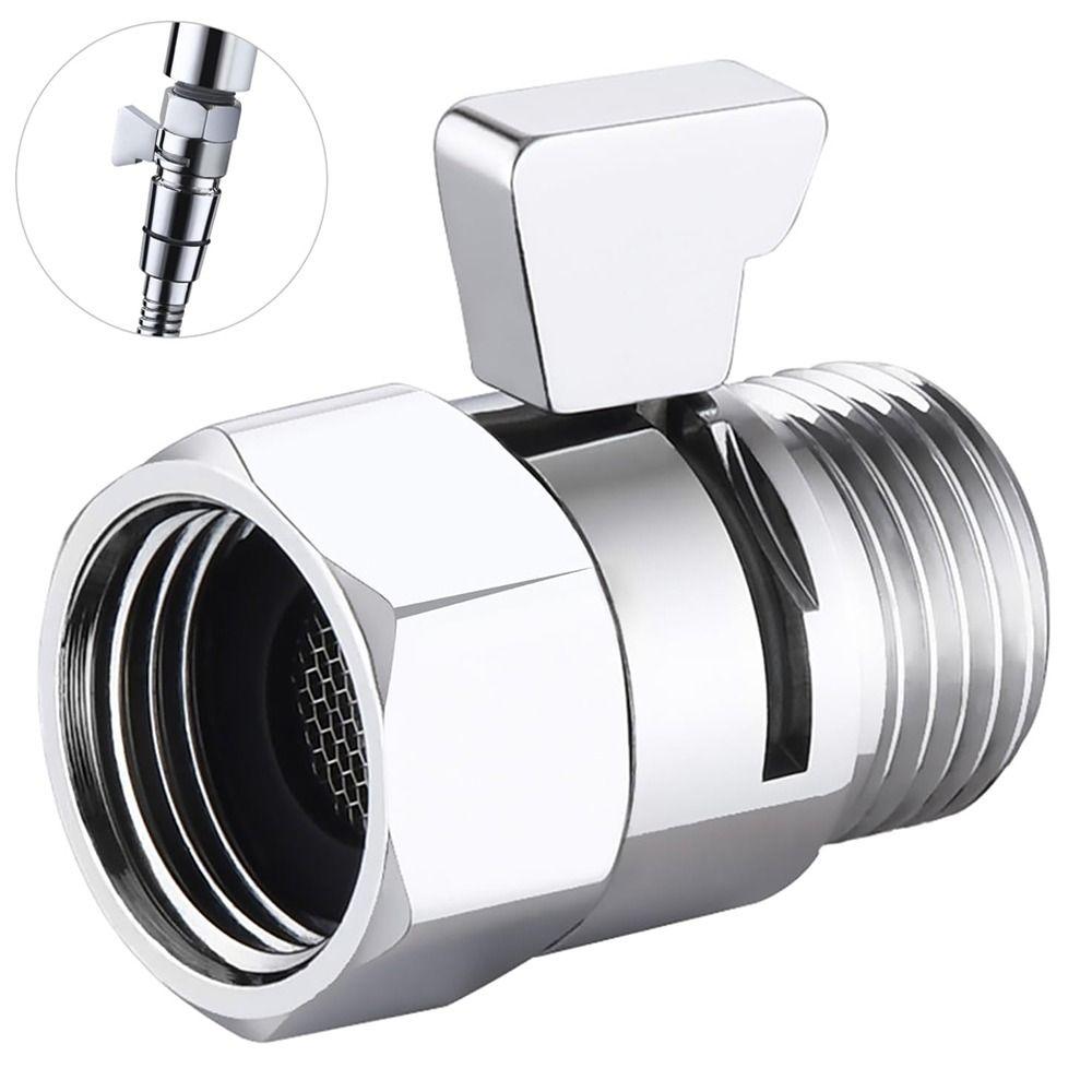 G1/2 Shower Flow Control Valve Brass Water Flow Control Valves  Handheld Shower Head