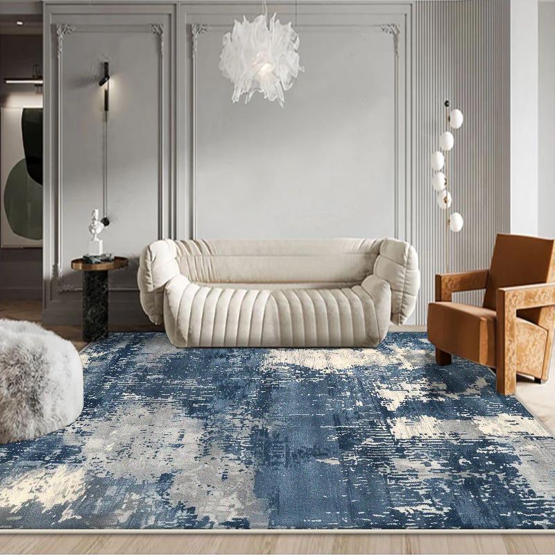 

Современные абстрактные ковры для украшения гостиной Ковер в стиле легкой роскоши 200x400 Большие ковры для спальни и лаунжа Коврик под журнальный столик Нескользящий 60*90cm