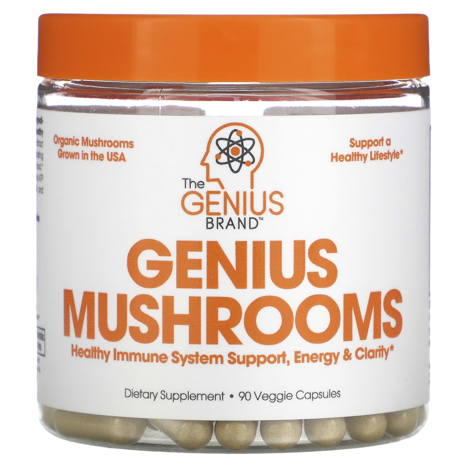 

Genius Mushrooms, Veggie Capsules 90