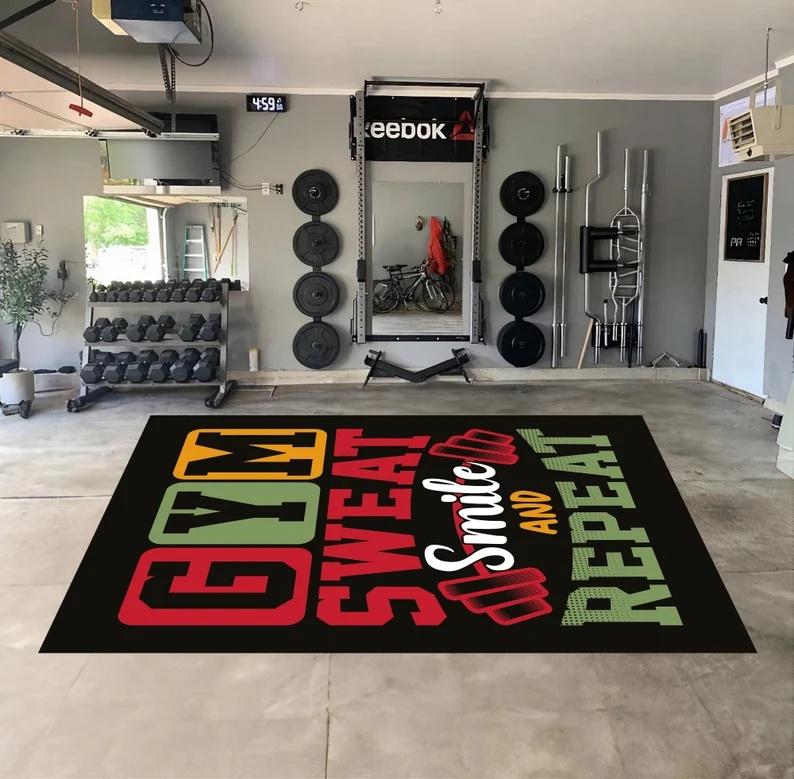 

Red-textured Printed Carpet Black Minimalist Carpet Soft and Comfortable Living Room and Bedroom Home Decoration Non-slip Mats 40X60CM