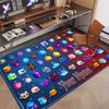 Custom Name Text Crystal Velvet Rug,Blox Fruits Soft Plush Decorative Non Slip Floor Carpet
