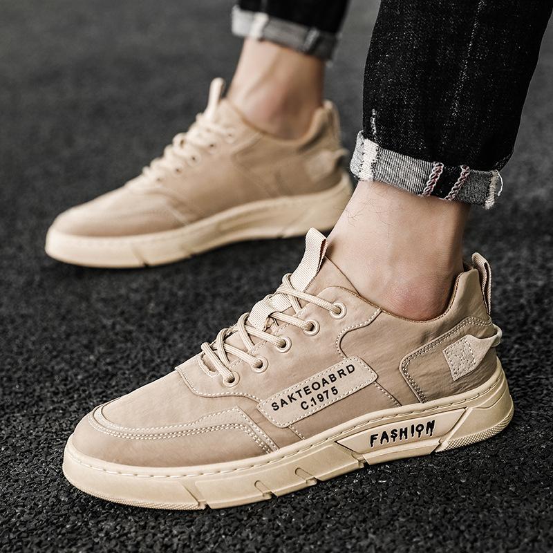 Yaz nefes erkek ayakkabıları kore tarzı erkek spor salonu ayakkabısı şemsiye kanvas ayakkabılar tüm maç rahat spor ayakkabılar