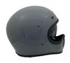 SUNUP Full Face Motorcycle Helmet PILOT Size L SM-001 (59-60cm) (Gloss Gray)