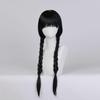 Wednesday Cosplay Wig Girl Kid Adult Women Long Hair Wig High Temperature Resistant Synthetic Braid Halloween Carnival Wig Props
