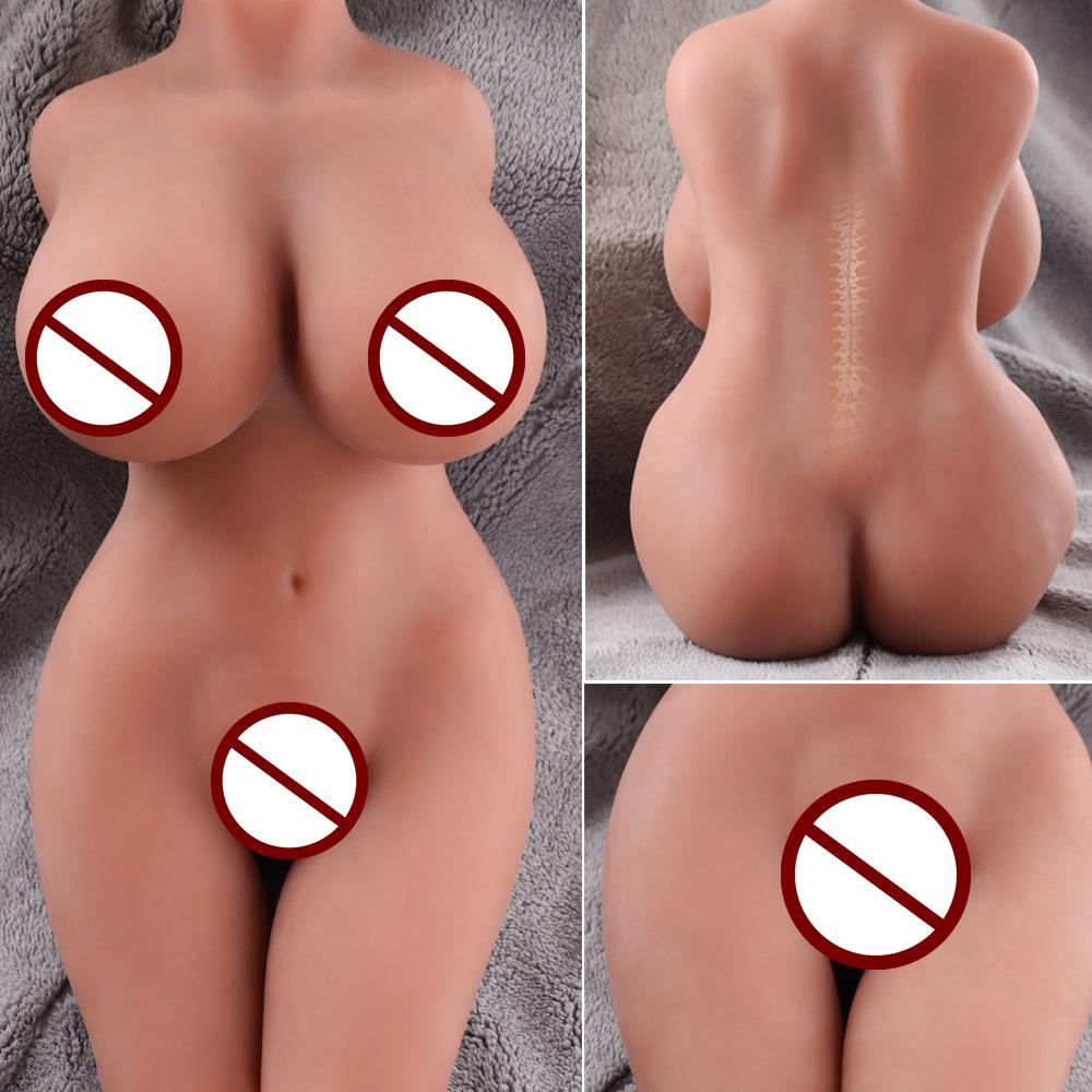 Artificial Vagina for Masturbation Sex Doll Big Boobs & Soft Ass, Sex Dolls for Men Realistic Textured Vaginal Dual Tunnel