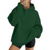 Women's Casual Loose Fit Hoodie with Drop Shoulder and Long Sleeves Pullover Sweatshirt