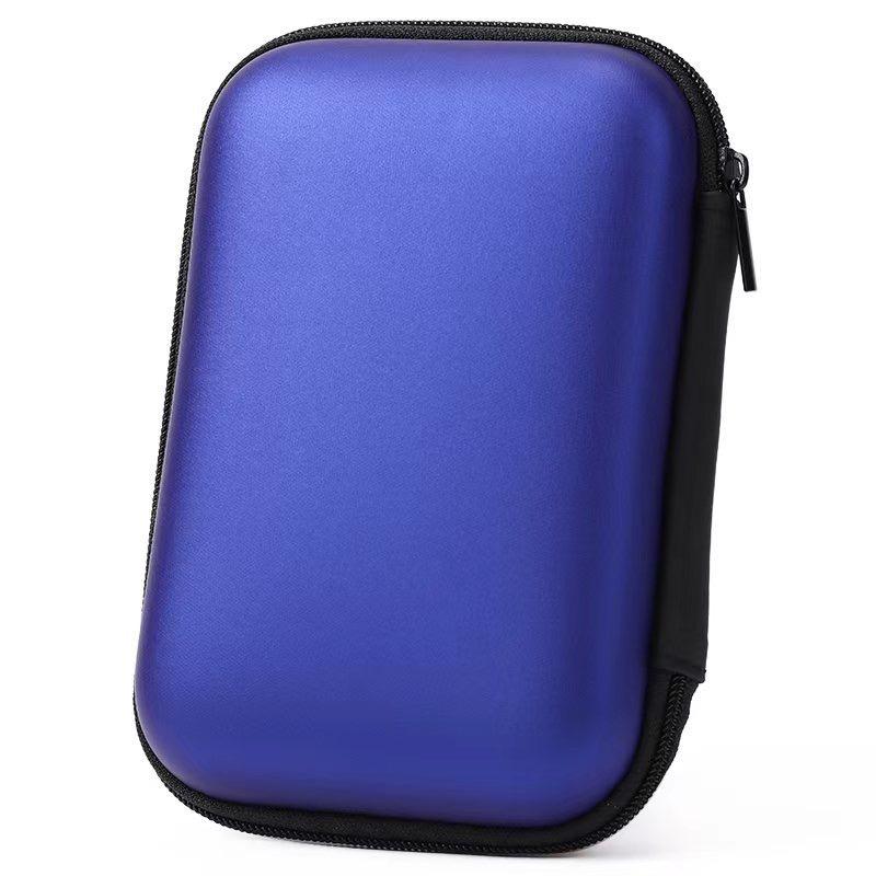 EVA 2.5" Hard Drive Case Storage Organizer Bag Multi-Purpose Universal Carry Pouch, Shockproof Travel Case for HDD SSD Hard Disk