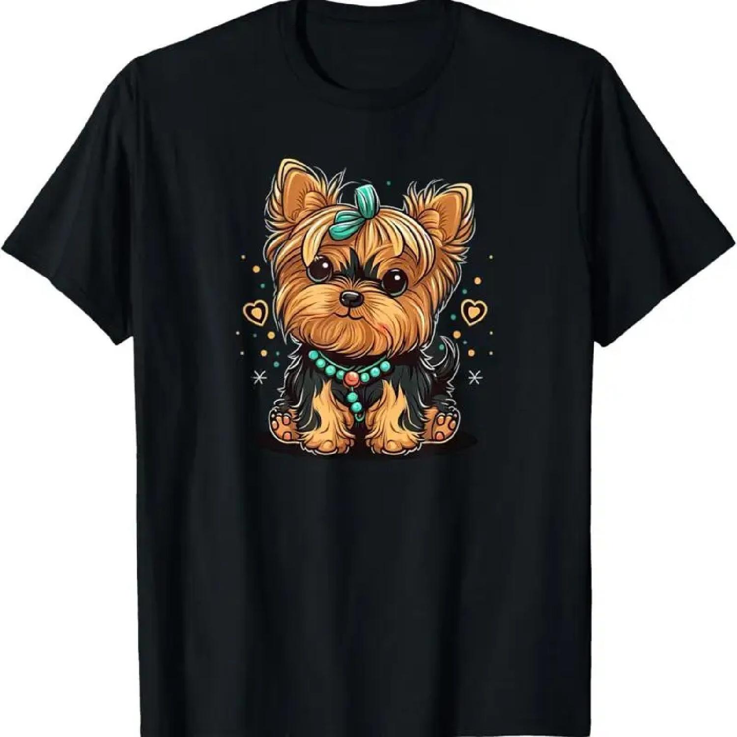 

Funny Yorkshire Terrier Cute Puppy T Shirt XXXXXL різнокольоровий