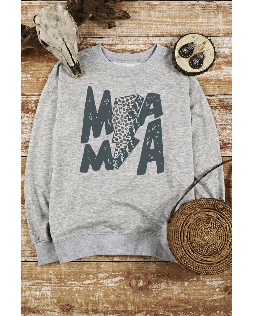 Azura Exchange Langärmiges Sweatshirt mit Leopardenmuster