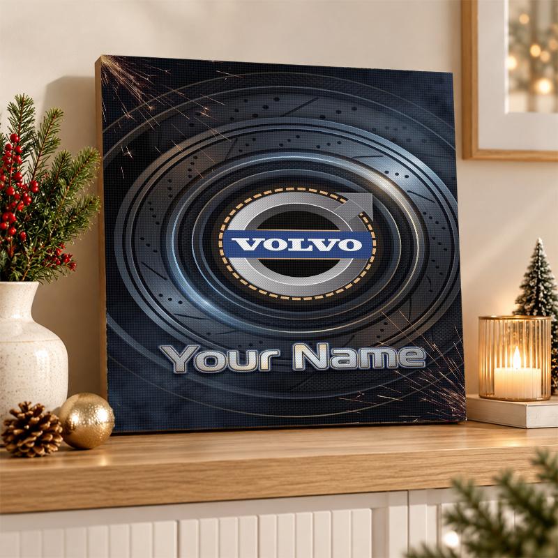 Volvo Trucks Custom Name Text 5D Diamond Painting Kit DIY Full Drill Diamond Art Decoration