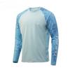 Mens Long Sleeve Crew Neck Fishing Shirt UV Protection Quick Dry Breathable Outdoor T-Shirt Fall