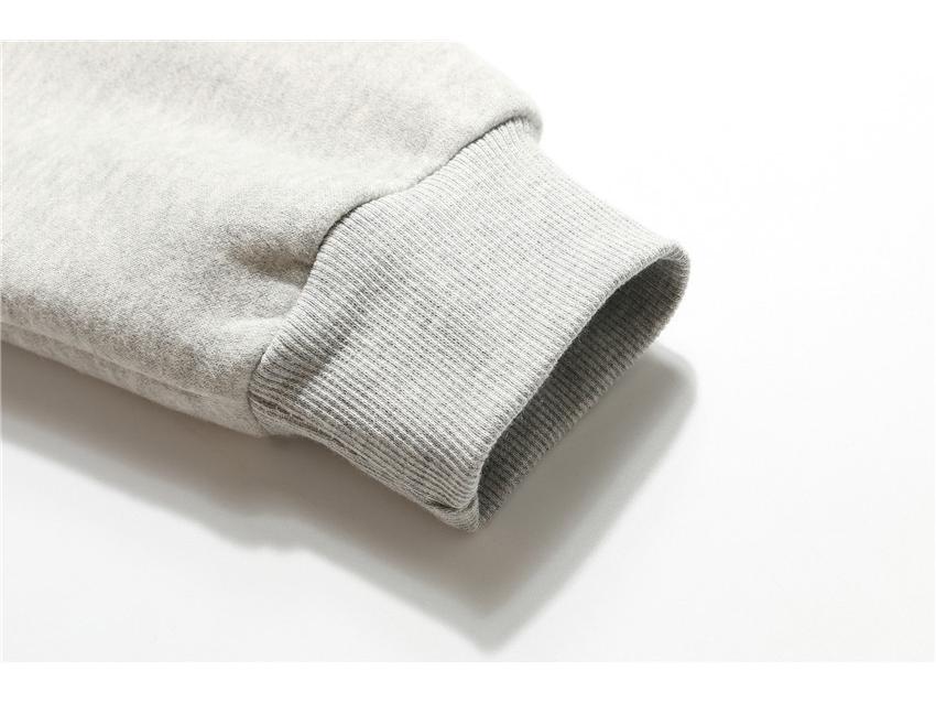 Unisex Casual Fleece Hoodie: 2021 Autumn/Winter Cotton, Plain Style Sweatshirt