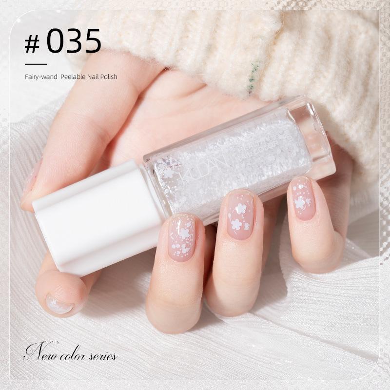 2023 No-Bake Quick-Dry Black Peelable Nail Polish - Autumn/Winter Salon Colors