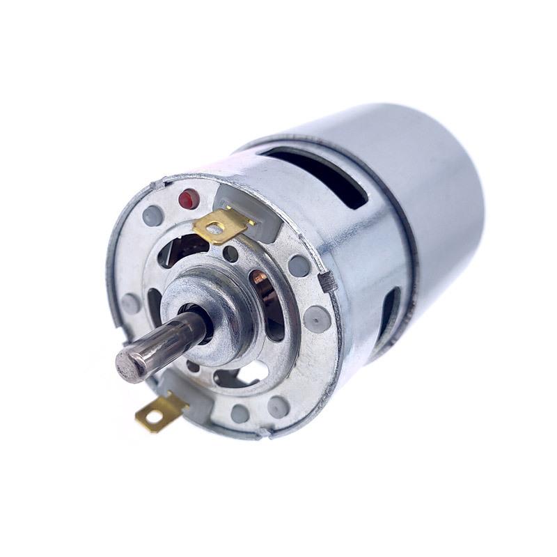 775 Motor 80W 288W Double Shaft Length 16mm DC 12V-24V High Speed 4000rpm 12000rpm Large Torque Ball Bearing Engine Cuting Tool