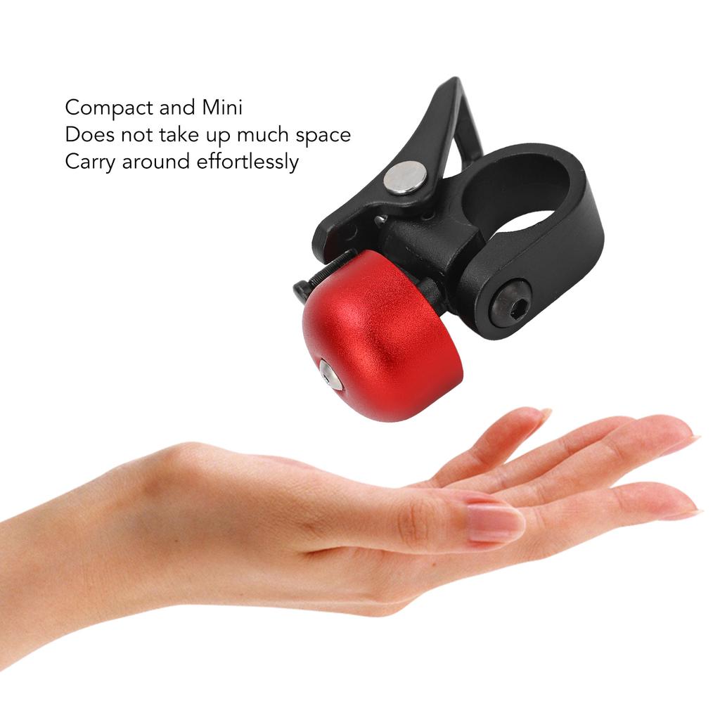 Scooter Aluminum Alloy Crisp Clear Sound Compact Bike Handlebar Horn for