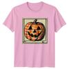 Jack O Lantern Halloween Holidays Unisexs TShirt Unisexs Tee Vintage Stamp Graphic