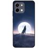 For Vivo Y28 4G Case 6.68'' Black TPU Silicon Cartoon Protection Cover for VivoY28 Y 28 4G Shockproof Capa Wolf Animals Soft Bag