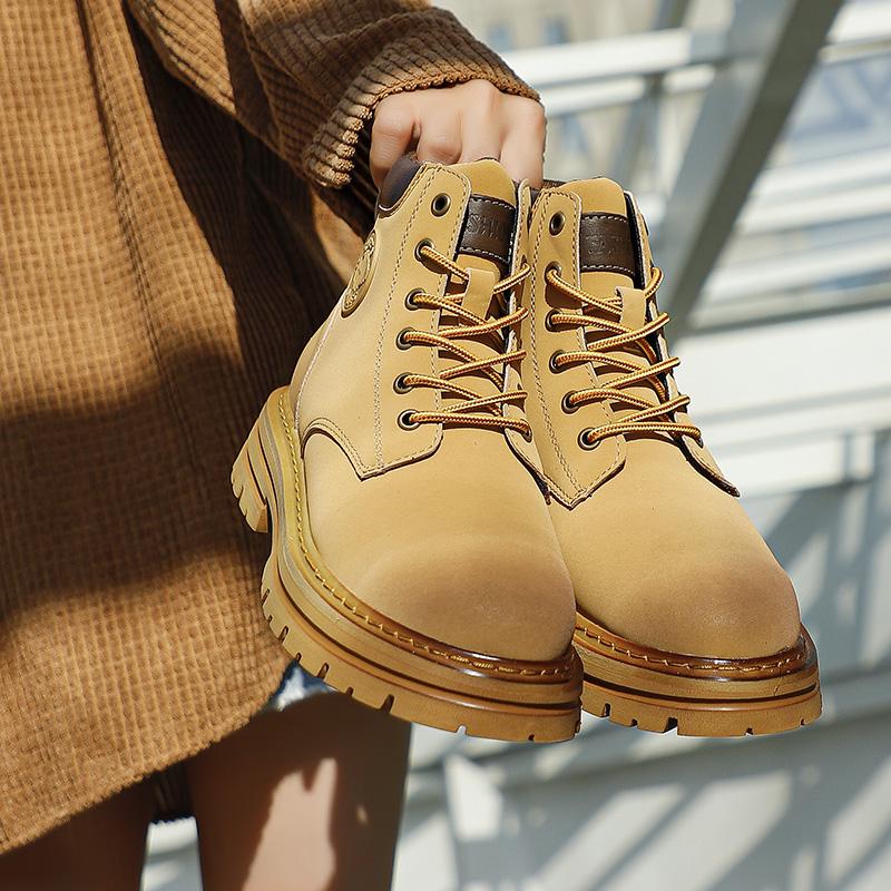 Men's and Women's Short Boots Ankle Boots Retro Tooling Boots Casual Shoes