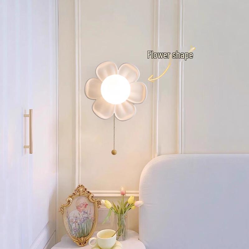 Moderne minimalistische Blumenwandleuchte