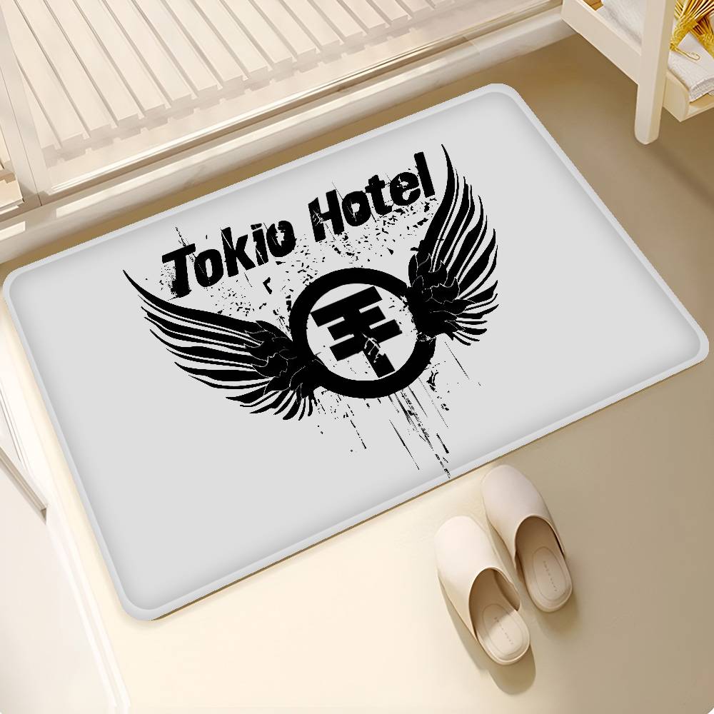 T-Tokio H-Hotel Band Floor Carpet Kids Room Bedroom Decoration Balcony Anti-Slip Doormat Living Room Hotel Decor Mat