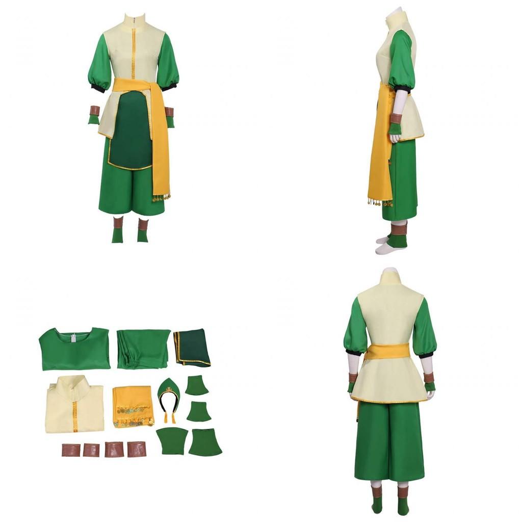Costume Cosplay Toph Beifong Per Eventi Anime, Gaming e Cosplay