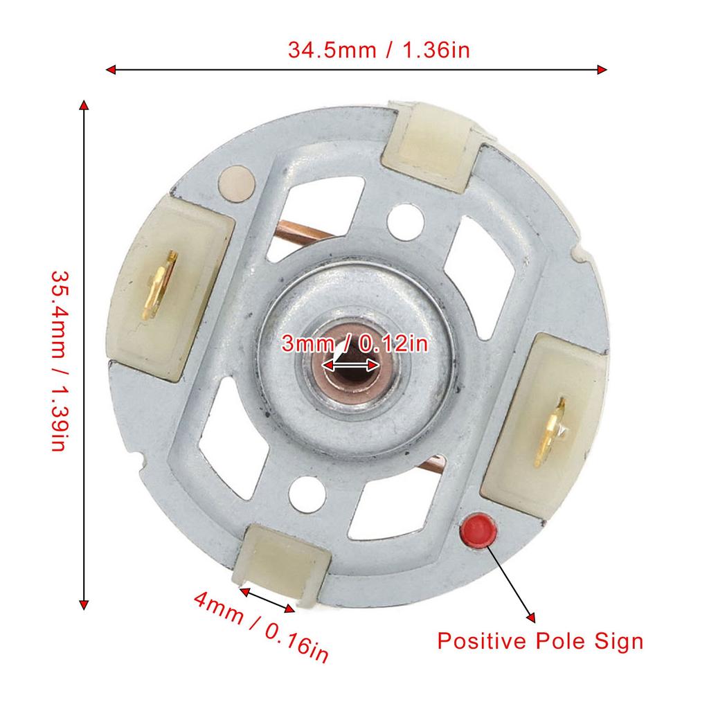 2 pezzi Porta Spazzole in Carbone per Motore DC RS550 per Trapano Elettrico Avvitatore Elettrico con Spazzola in Rame