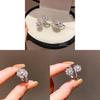 Zircon Flower Minimalist Silver Tone Ring For Ladies Casual Dress Accessory