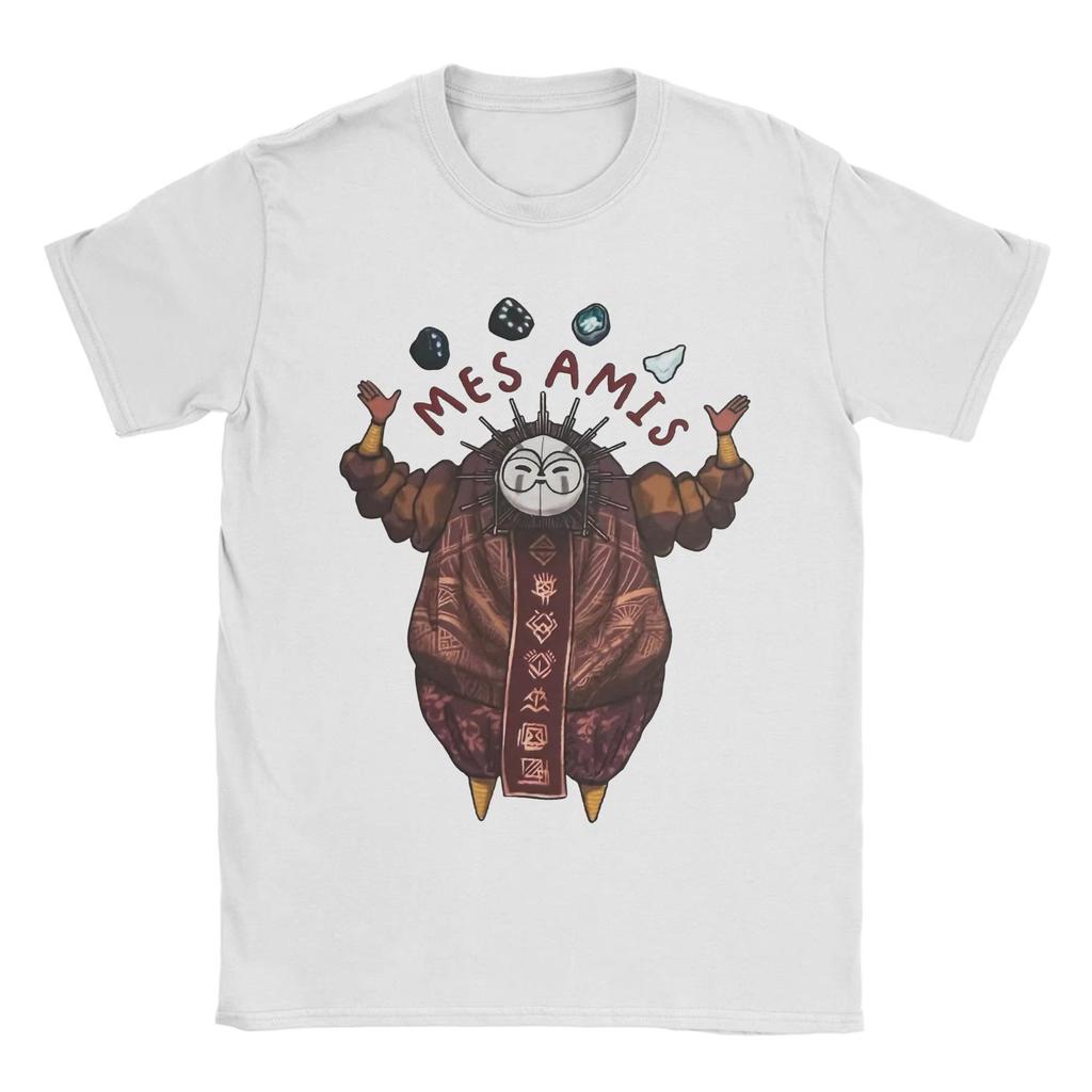 Herr Sommar Clair Obscur Expedition 33 Esquie Speltryck T-shirt Y2K Grossist Kortärmad Kläder Bomull Streetwear T-shirt