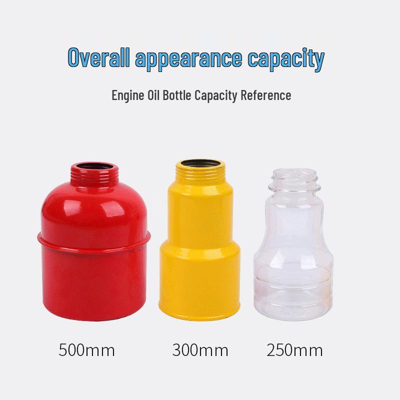 Metal Manual Oil Gun with Long Spout and Transparent Lubricating Oil Filler