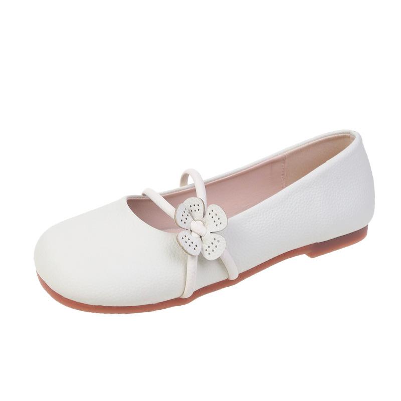 

Женские модные повседневные туфли без шнуровки на плоской подошве 2023 года на мягкой подошве 40 белый