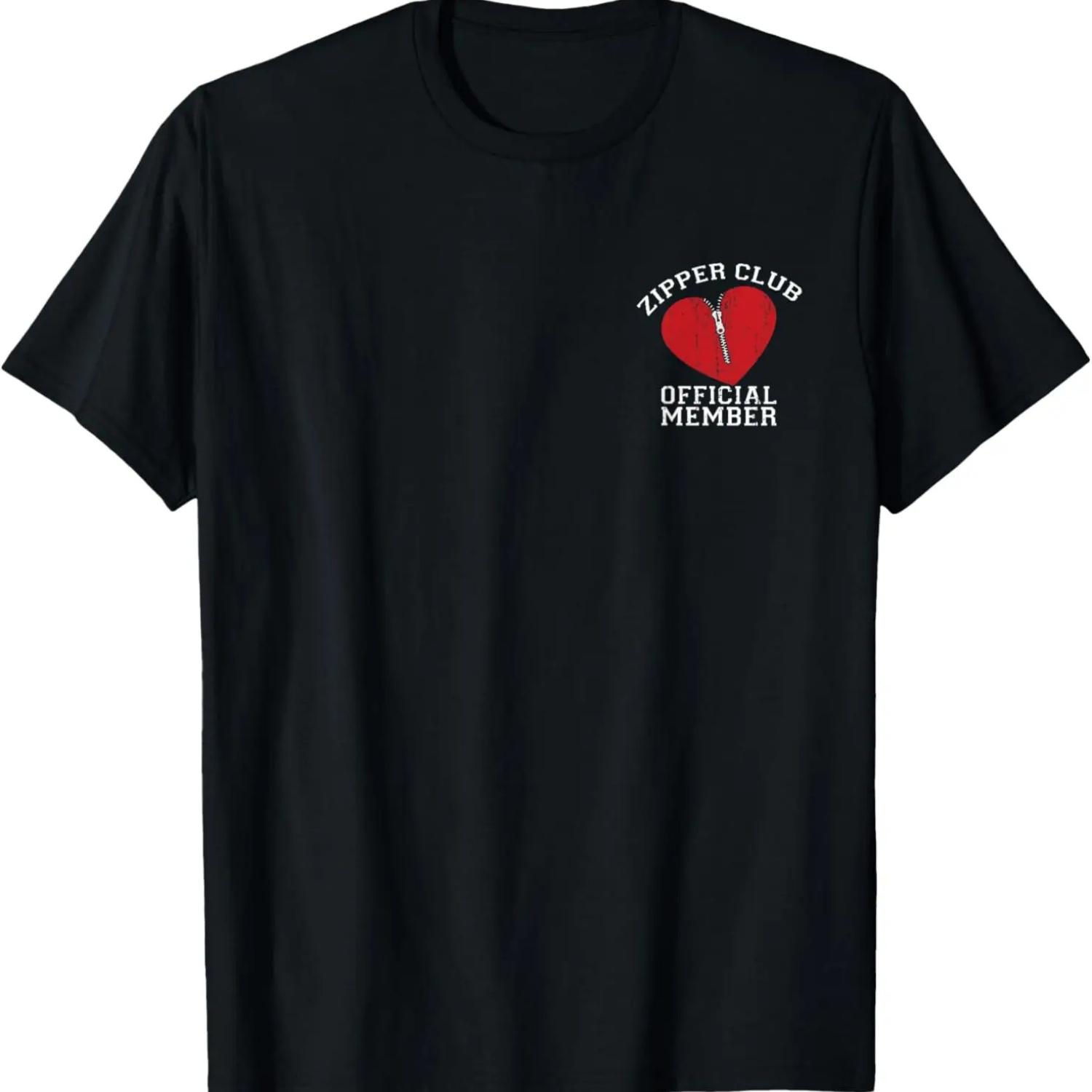 

Zipper Club Open Heart Surgery Recovery Novelty T-Shirt XXXXXL
