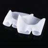 1Pair Unisex White Honeycomb Breathable Foot Protector Anti-Friction Cushion Pads, Forefoot Pad Half Insole, Breathable & Elastic Insoles