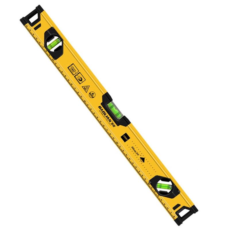 High Precision Level Ruler Portable Construction Spirit Level Strong Magnet Aluminum Alloy Balance Ruler Measuring Manual Tools