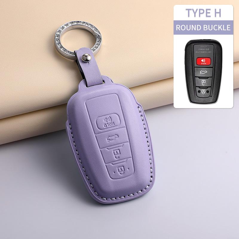 For Toyota CHR Camry RAV4 C-HR Corolla Highlander Prius Land Cruiser Prado Car Smart Remote Key Case Cover Key Protection Shell