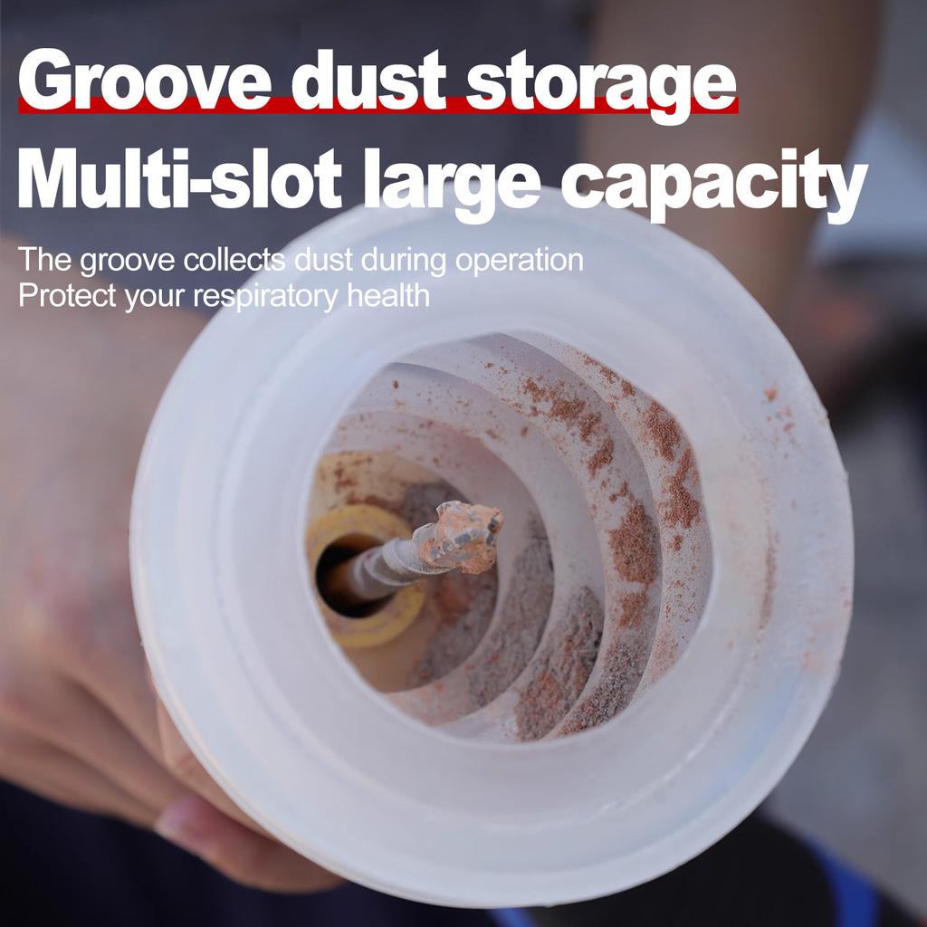 Drill Dust Cover Collector Scalable Rubber Dustproof Dust Bowl Device Power Tool Utility Accessories for Electric Hammer