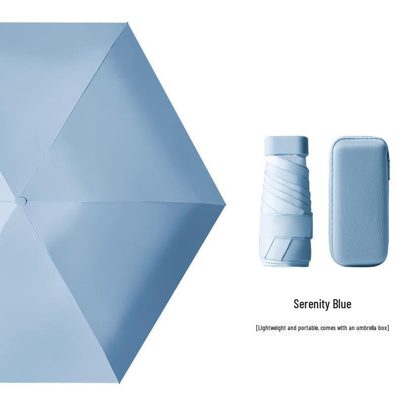 40% Off Compact Capsule Umbrella – Sunshade & UV Protection, Rain or Shine