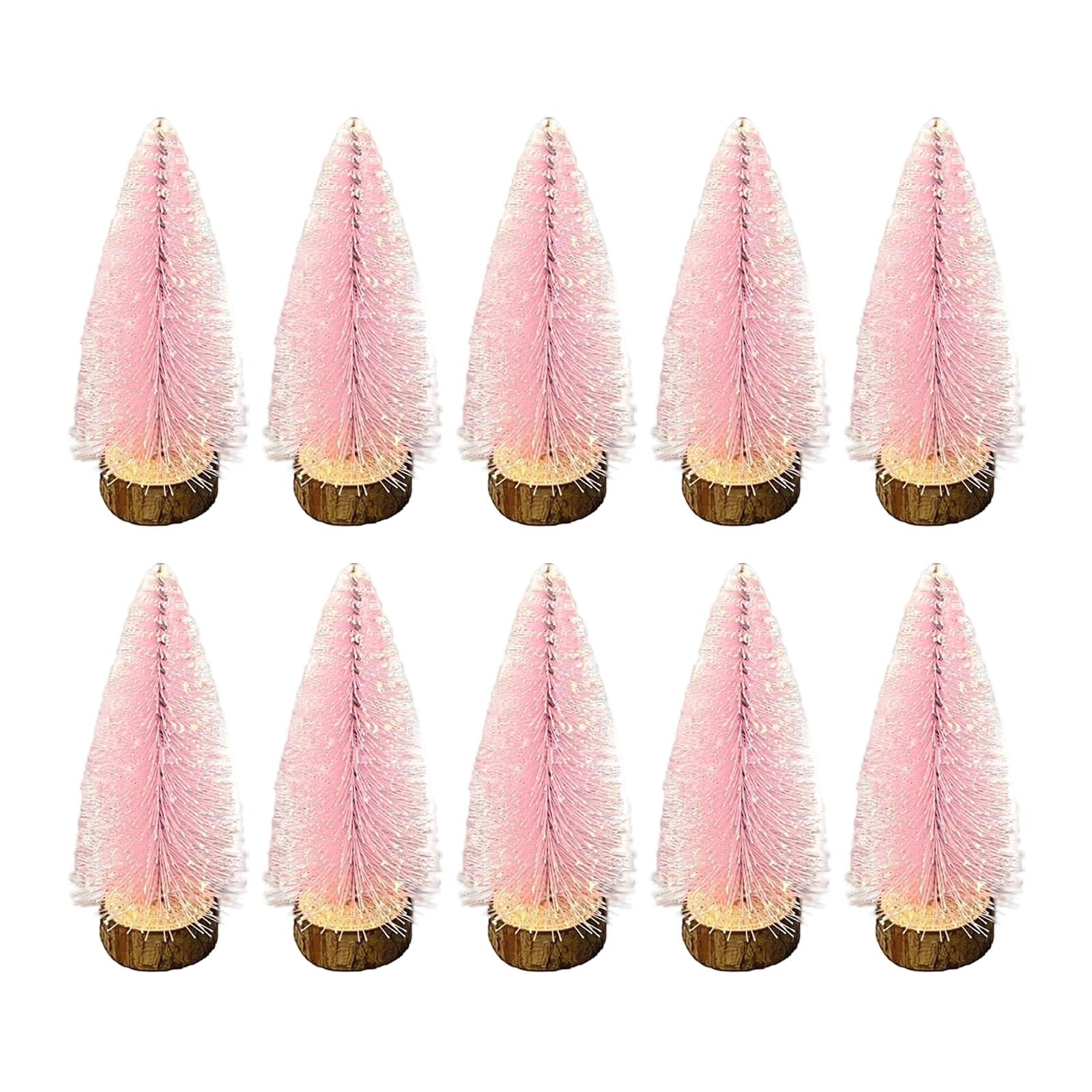 

Snowflake Powder Tower Desk Ornament Small Christmas Tree One Size